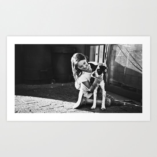 Abby and Gypsy Art Print