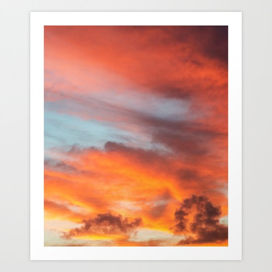 SIMPLY SKY Art Print