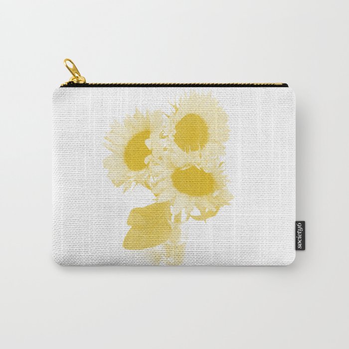 Flower Tournesol Carry-All Pouch