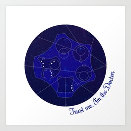 Trust Me, I'm The Doctor (Text) - Doctor Who Art Print