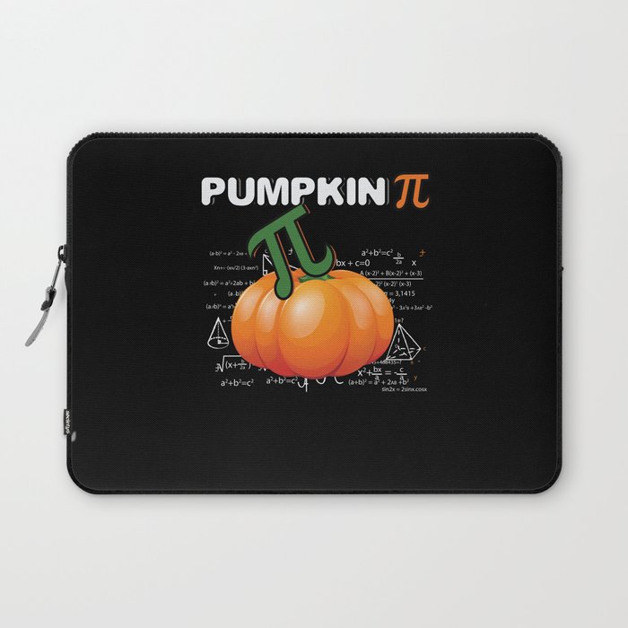 Pie Pumpkin Pi Funny Math Meme Math Nerd Pi Day Laptop Sleeve