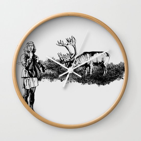 caribou Wall Clock
