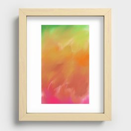 Neon Party Recessed Framed Print