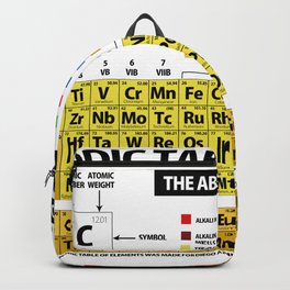 Periodic Table of Elements Backpack