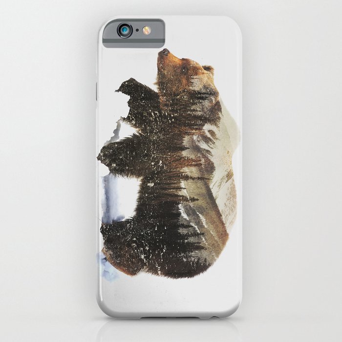 arctic grizzly bear iphone case