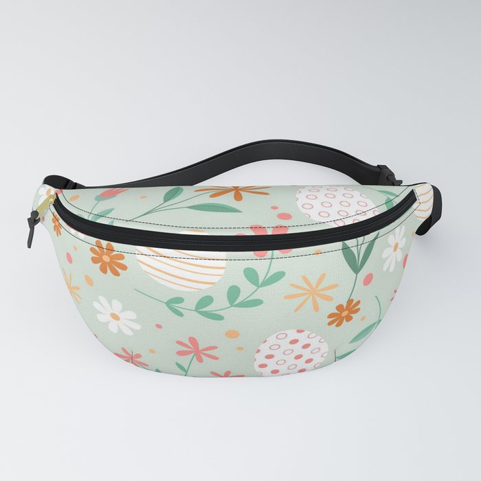 Happy Easter Egg Floral Collection Fanny Pack
