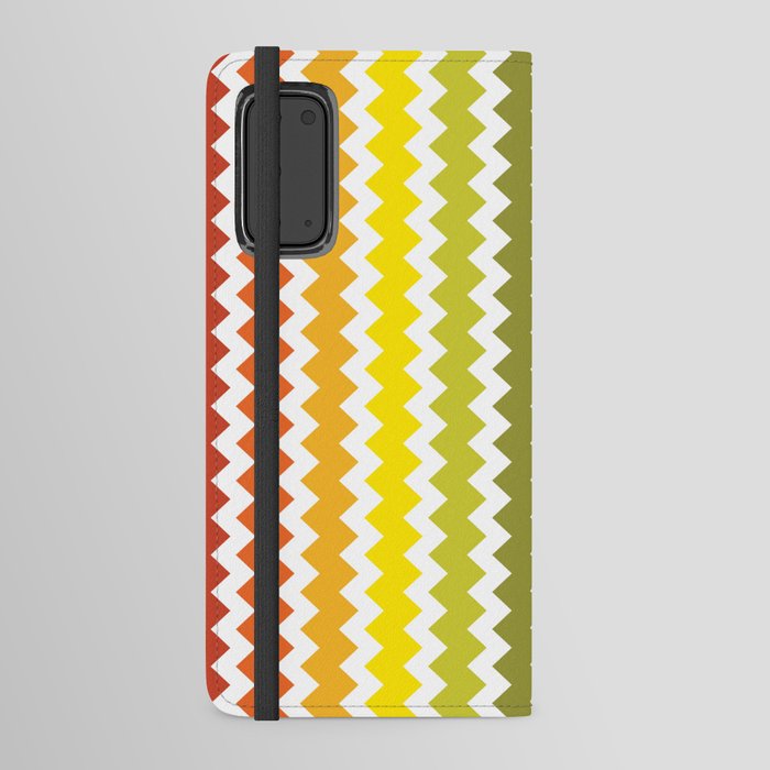 Bright zig zag Android Wallet Case