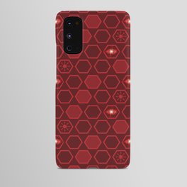 65 MCMLXV Cosplay Scarlet Red Hexagon Chaos Pattern Android Case