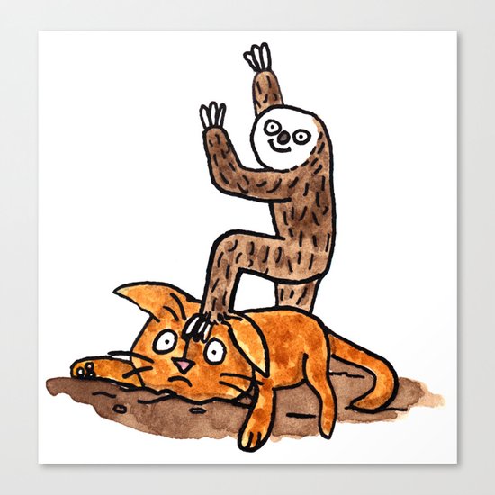 Only Sloth Canvas Print