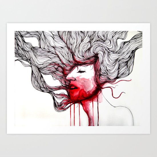 if i'm gonna be a mess, might as well be a hot mess Art Print