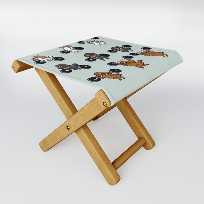 OLYMPIC LIFTING Cavalier King Charles Spaniel Folding Stool