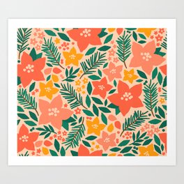 Forest Floral Art Print