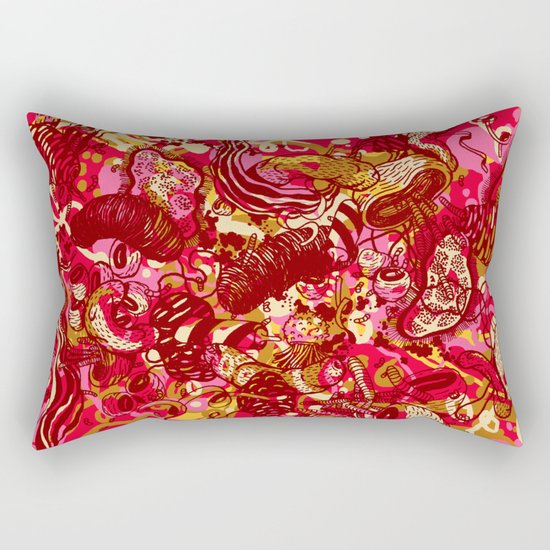 Red hot day Species Rectangular Pillow