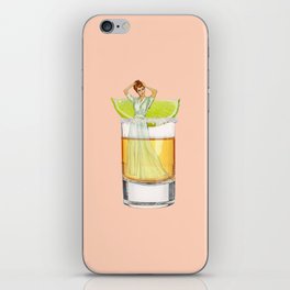 shoot your shot 4 peach iPhone Skin