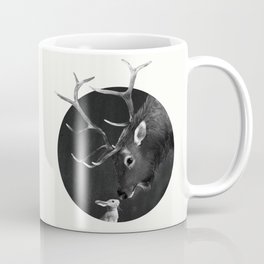 Elk and Rabbit Coffee Mug