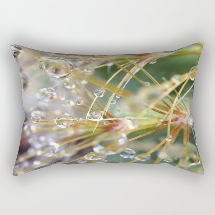 Rainy Cactus  Rectangular Pillow