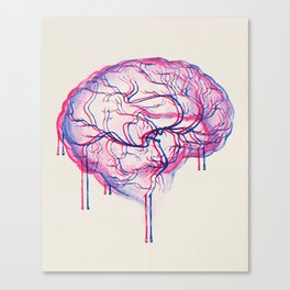 3D Brain Canvas Print