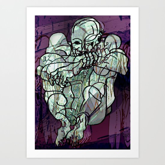 Becoming Art Print