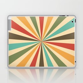 Sunburst Retro Colors Background Colorful Pattern Laptop Skin