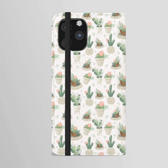 Cactus everywhere iPhone Wallet Case