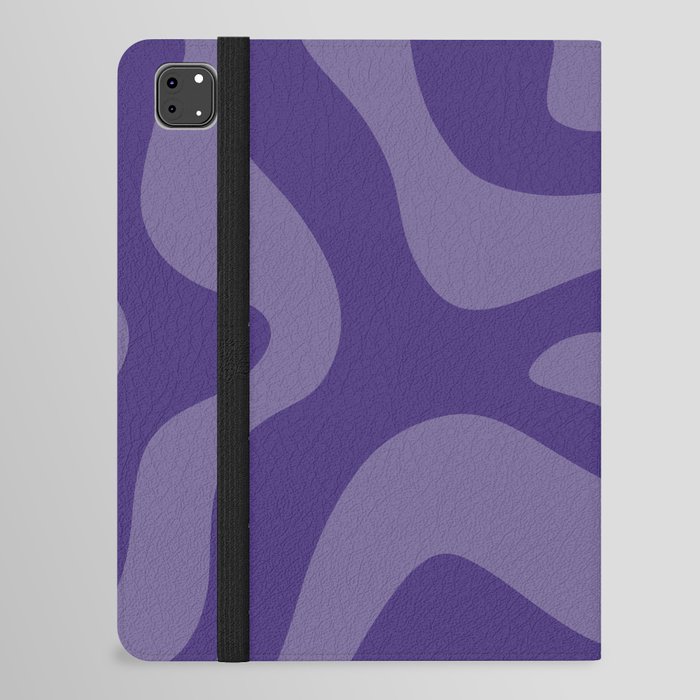 10 Abstract Swirl Shapes 220711 Valourine Digital Design iPad Folio Case
