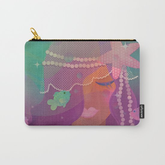 Mermaid II - Bohemian Starfish Headpiece Carry-All Pouch