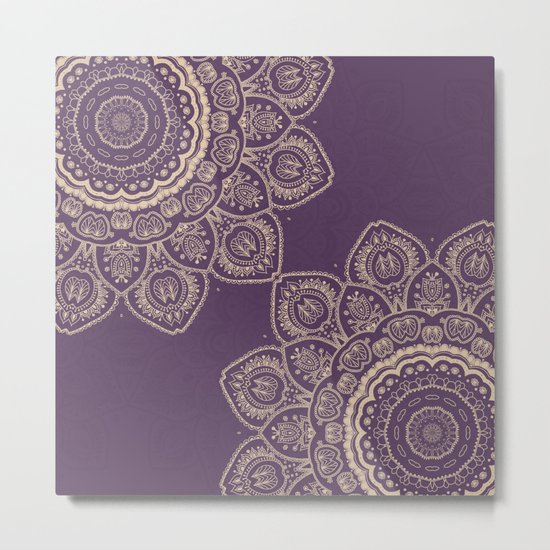 Lavender Tulips Metal Print