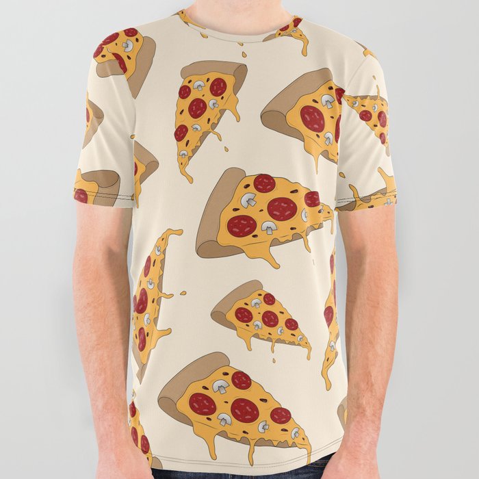 Pizza slice All Over Graphic Tee