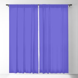 Deep Periwinkle Purple Solid Color  Blackout Curtain