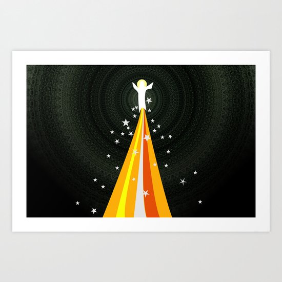 Transfiguration (by Steve Brubaker) Art Print