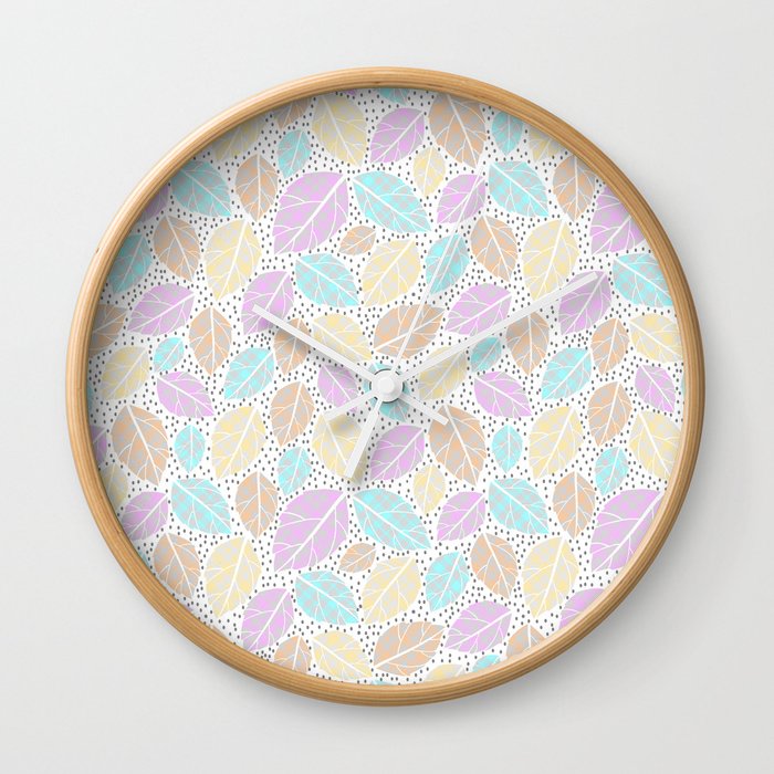 Paper leaves! Wall Clock