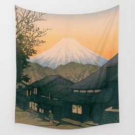 Yui Suruga By Kawase Hasui Wall Tapestry