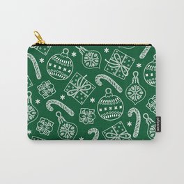 Christmas Doodle Pattern Carry-All Pouch | Christmasparcel, Star, Gift, Design, Xmas, Christmas, Holiday, Drawing, Season, Snowflake 