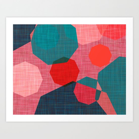 UMBRELLAS 2 Art Print