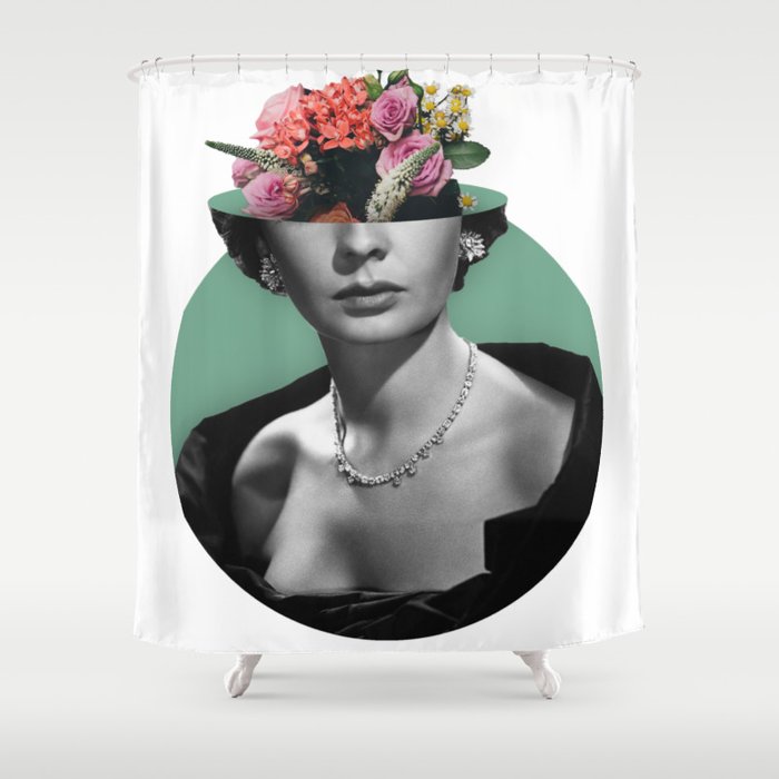 Jean simmons Floral Shower Curtain