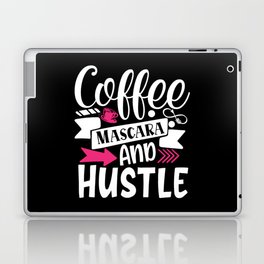 Coffee Mascara And Hustle Beauty Quote Laptop Skin