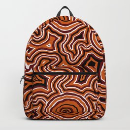 Authentic Aboriginal Art - Pathways Backpack