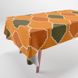 Autumn Pumkinspice Afternoons - Abstract Southwestern Pattern Tablecloth