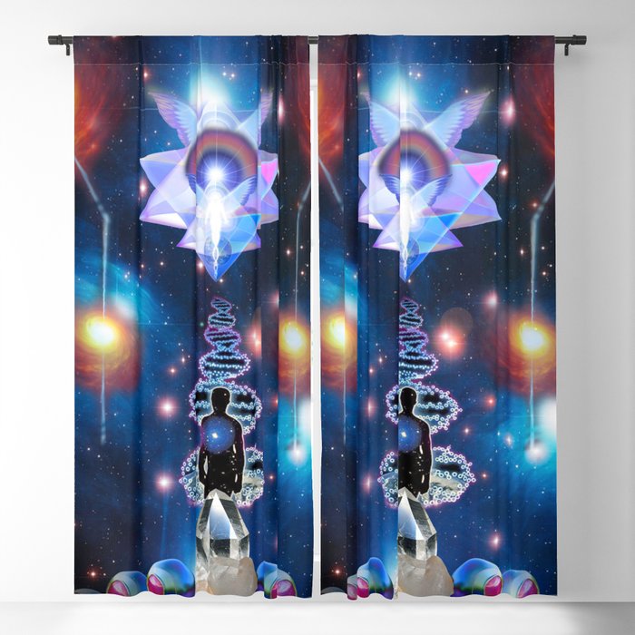 'Pleiadian Quantum Activations & Astral Lightship' Blackout Curtain