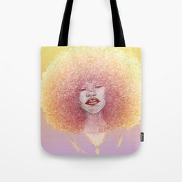 Curls & Colors (Cherry) Tote Bag