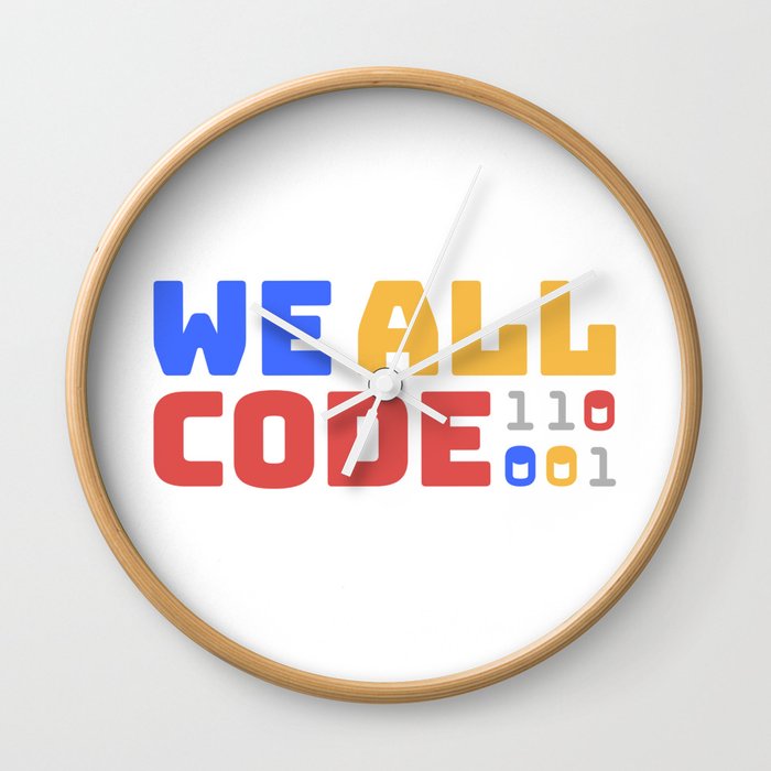 We All Code - Light Wall Clock