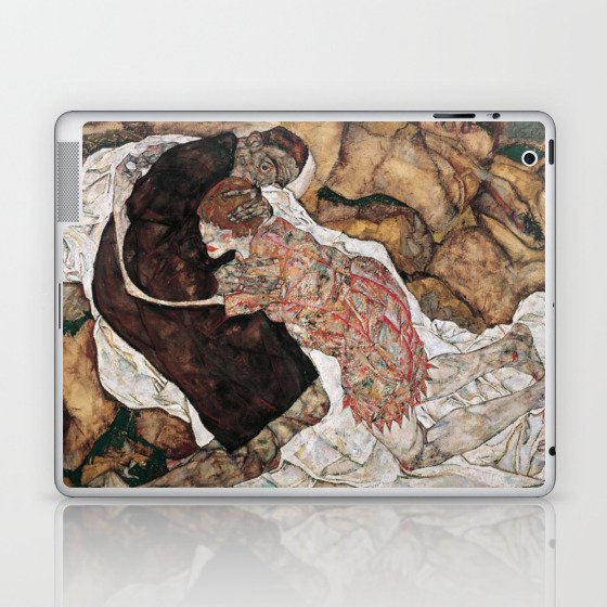 Death and the Maiden - Egon Schiele 1915 Laptop & iPad Skin