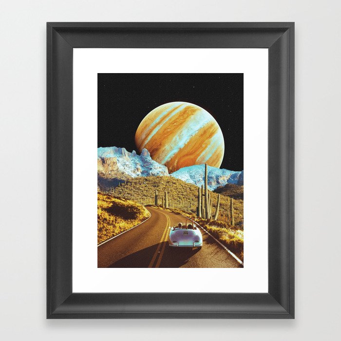 Journey To Jupiter Framed Art Print