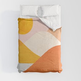 Abstraction_Mountains_Minimalism_001 Comforter
