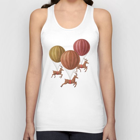 Flight of the Deer - colour option Unisex Tank Top