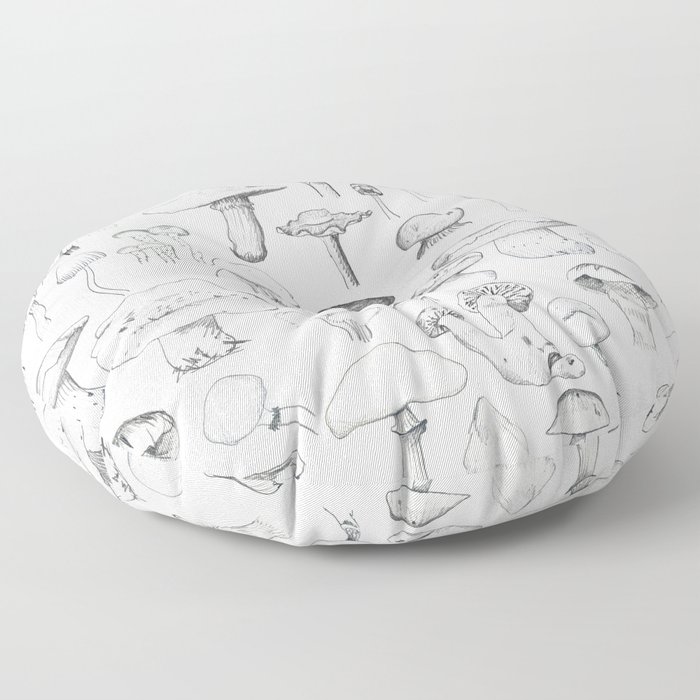 The mushroom gang Floor Pillow