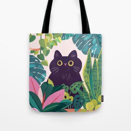 Cat Jungle Tote Bag