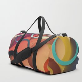 Multi Colored Rings Duffle Bag
