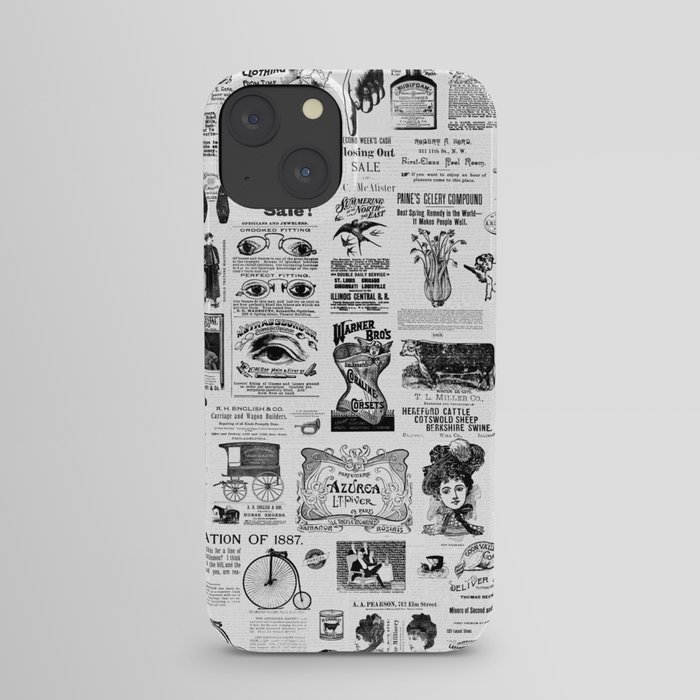 Vintage Victorian Ads iPhone Case