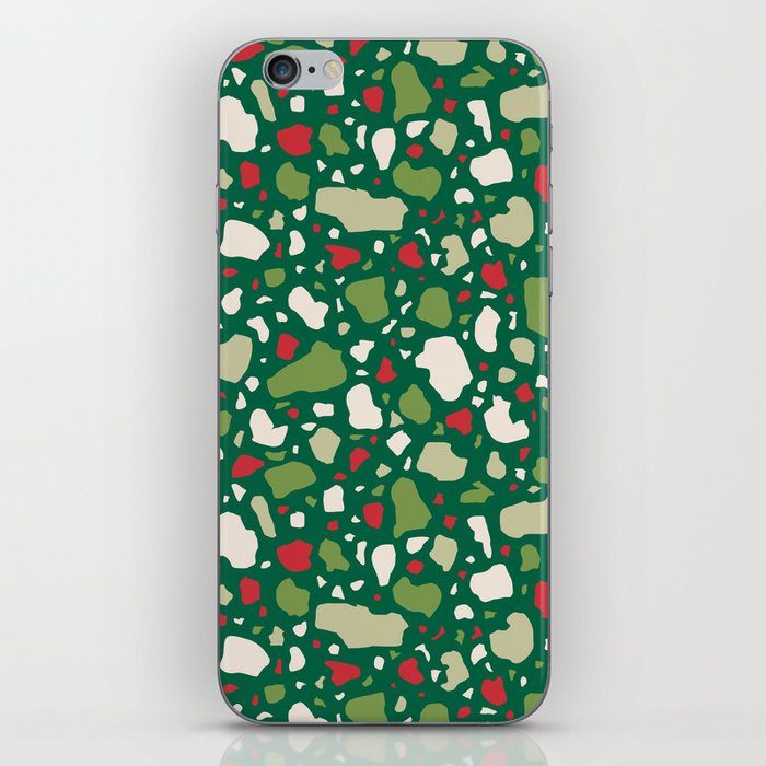 Terrazzo Ready for Christmas iPhone Skin
